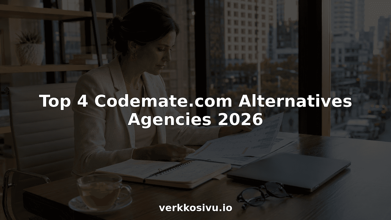 Top 4 Codemate.com Alternatives Agencies 2026